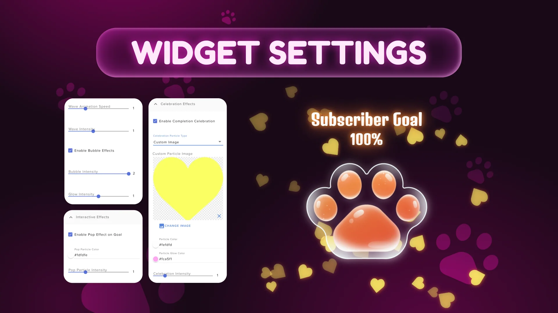 Cat Paw Goal Widget - Image 3