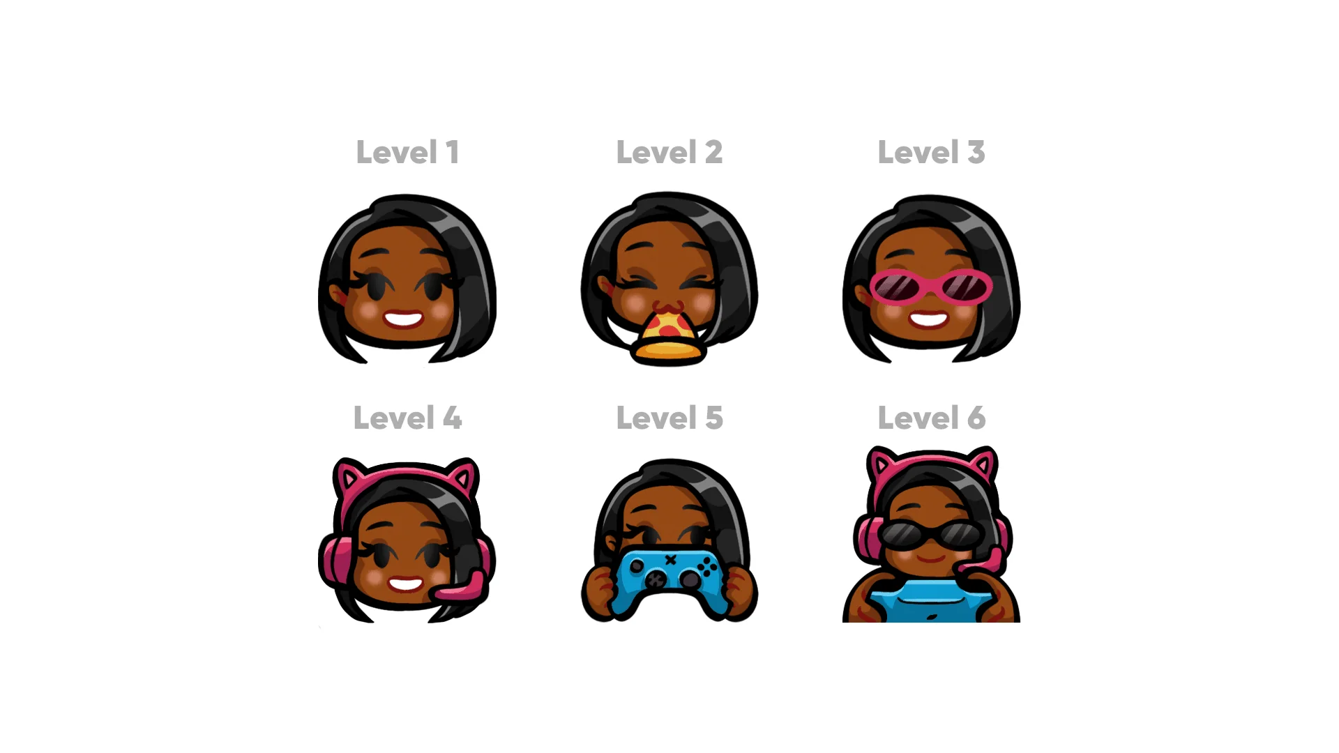 Chibi Girl Badges - Image 4