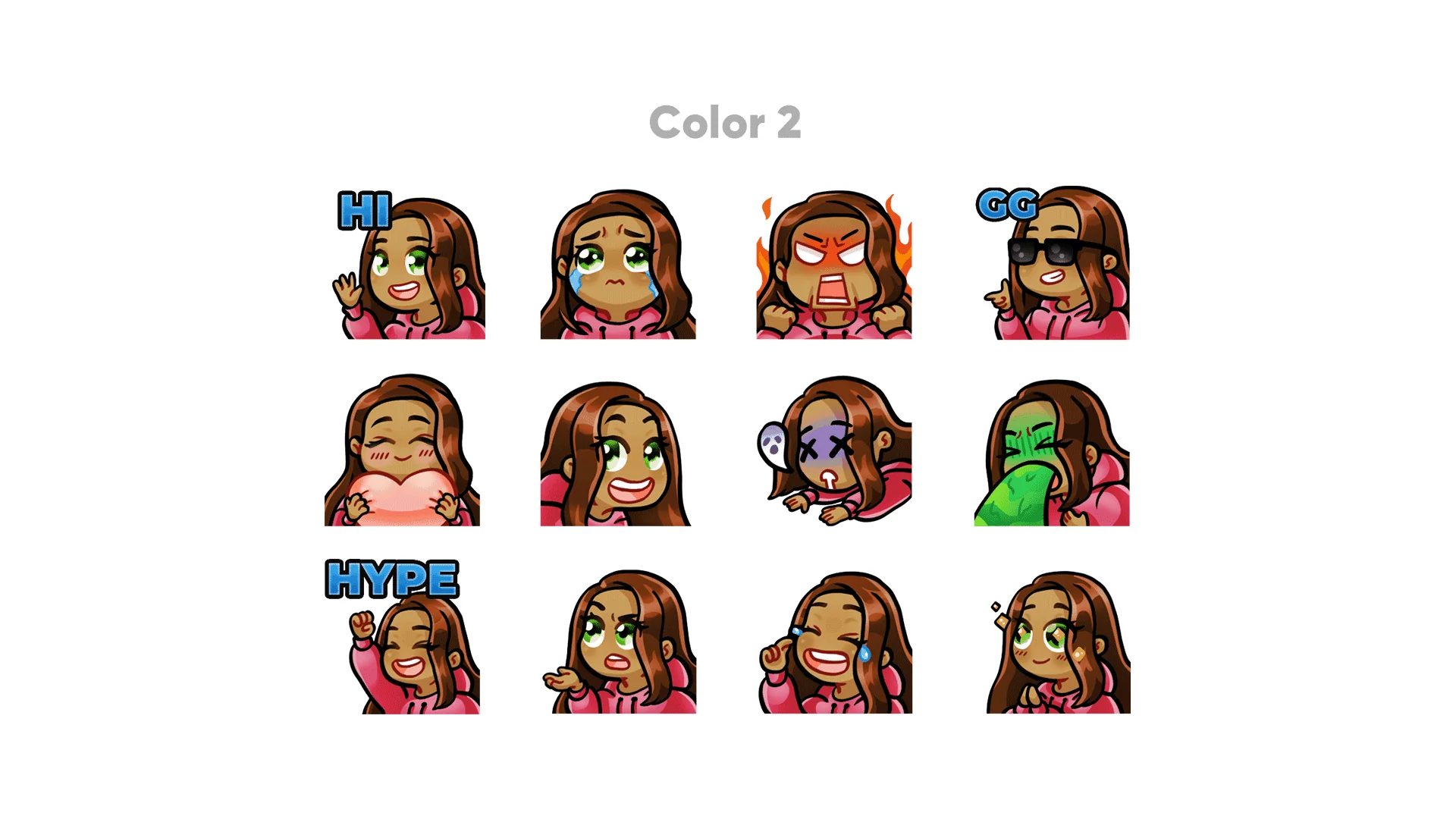 Chibi Girl Emotes - Image 3
