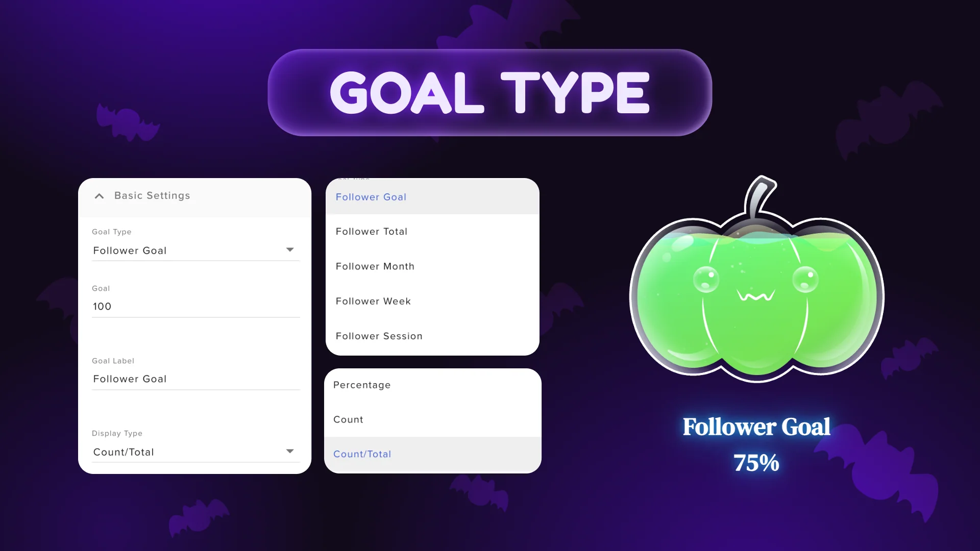 Cute Halloween Goal Widget - Image 3