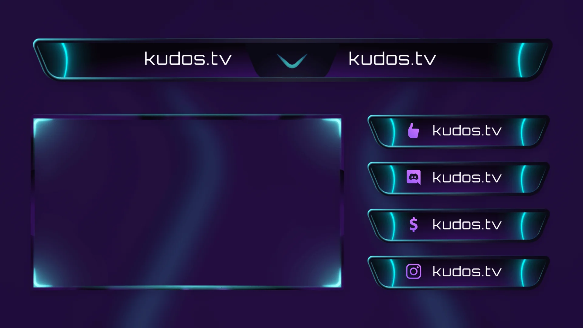 Cyber Neon Overlays