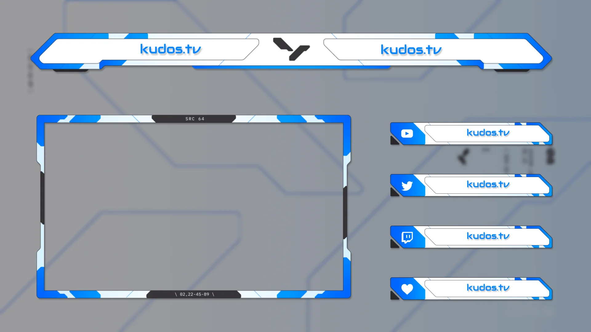 Esports Blue Overlays