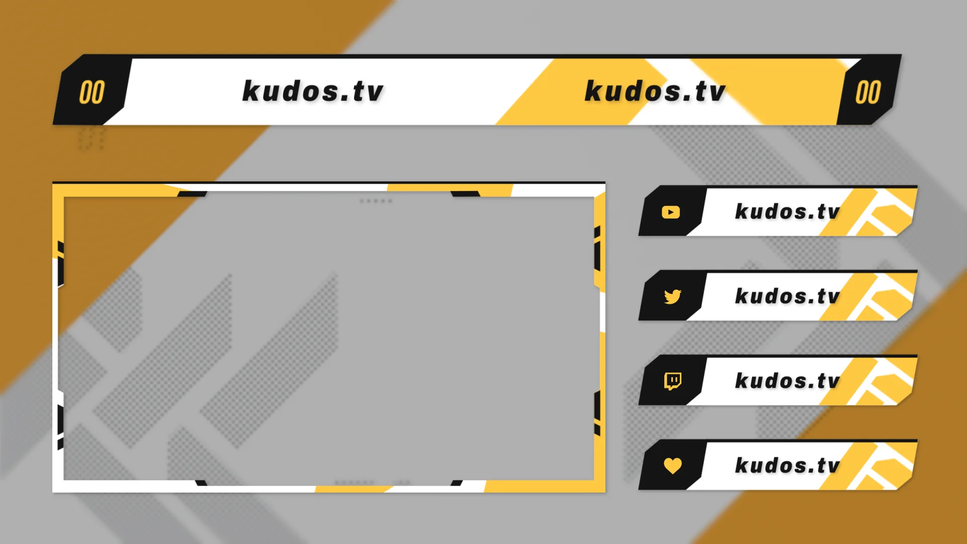 Esports Yellow Overlays