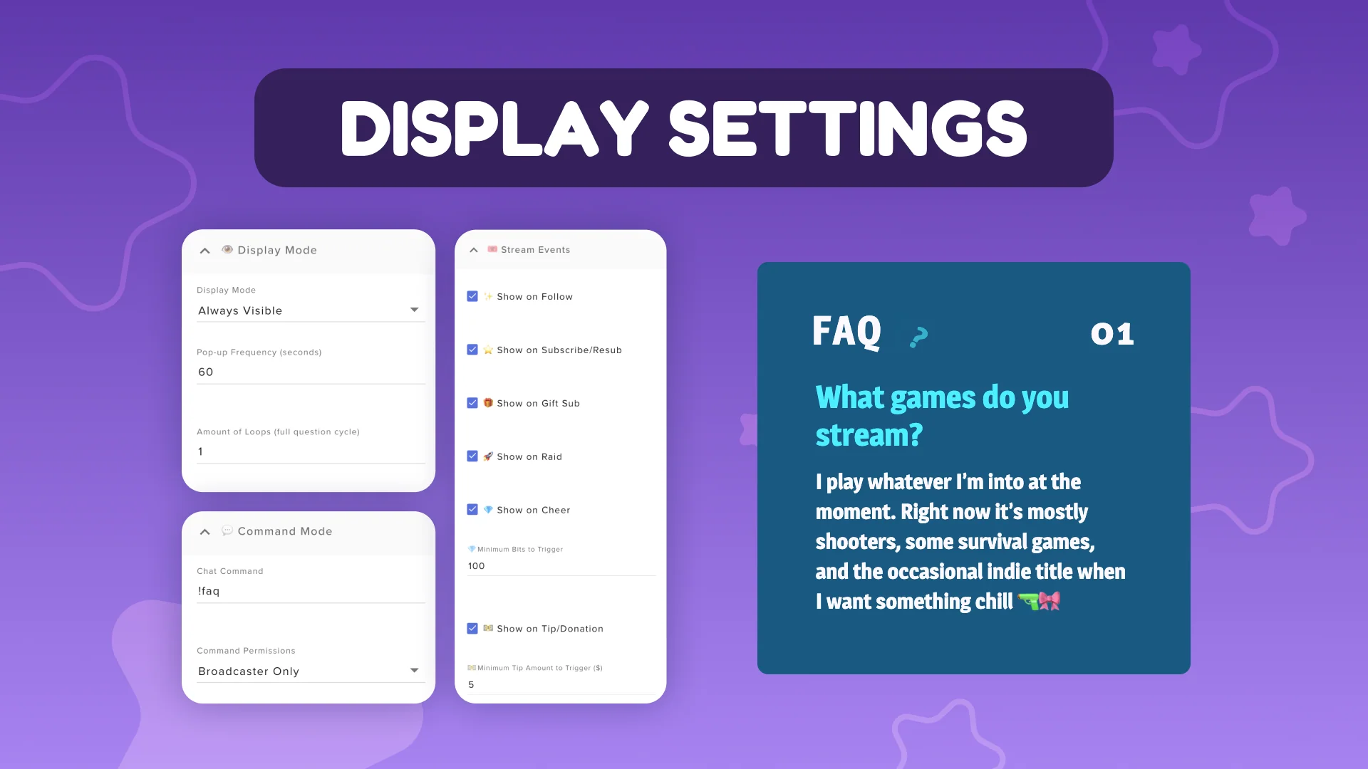 Frequently Asked Questions Stream Widget - Image 3