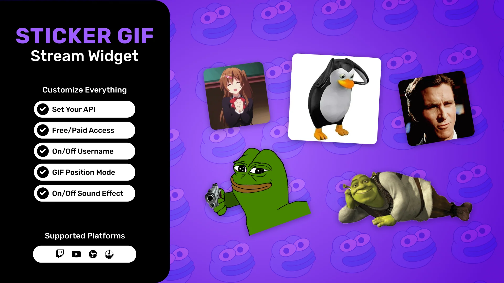 GIF Sticker Widget