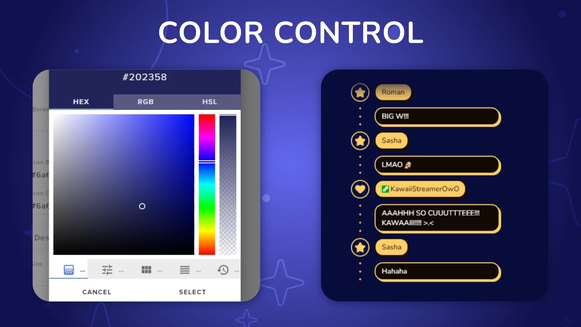 Night Sky Chat Widget - Image 2