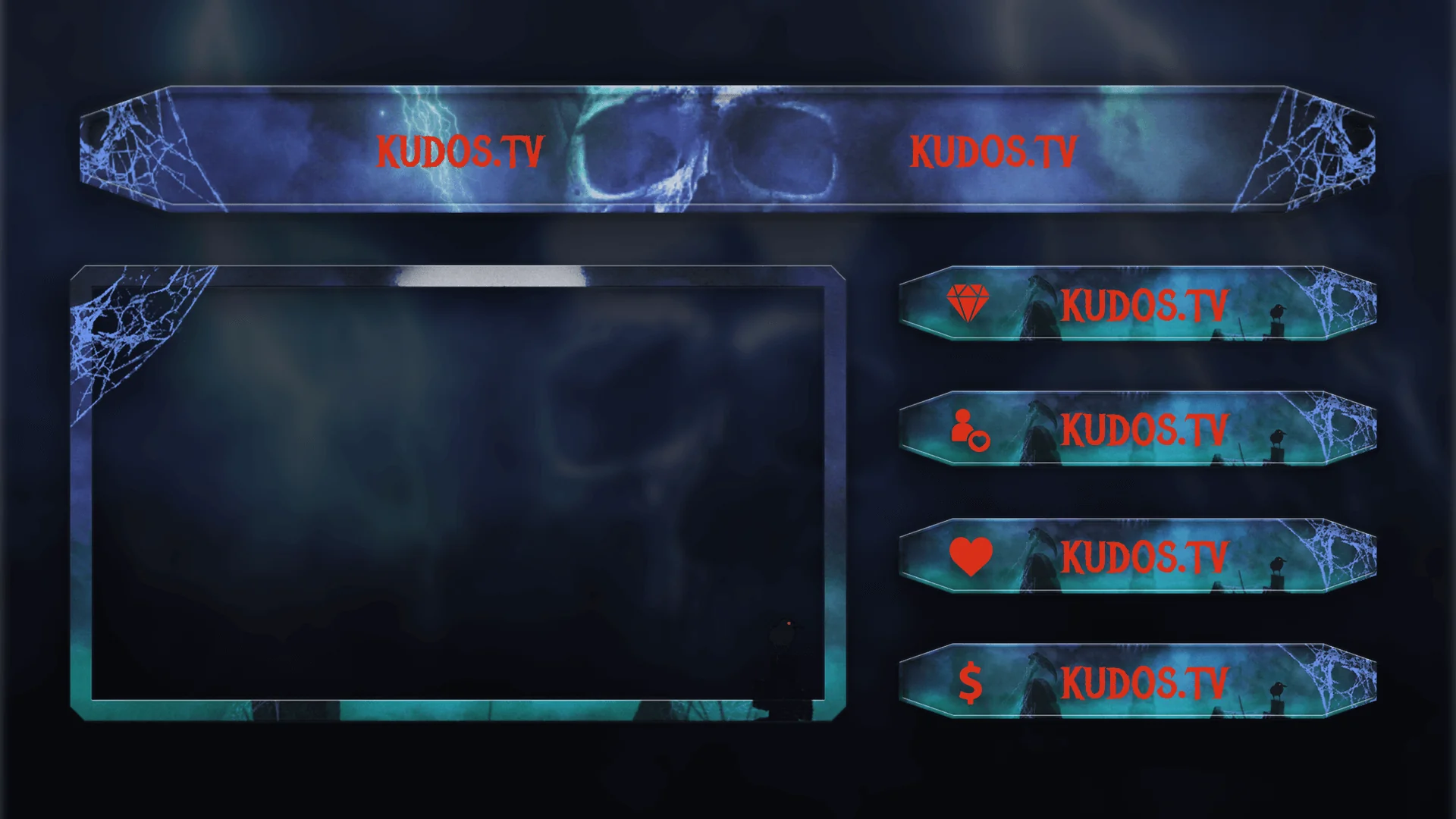 Retro Halloween Overlays