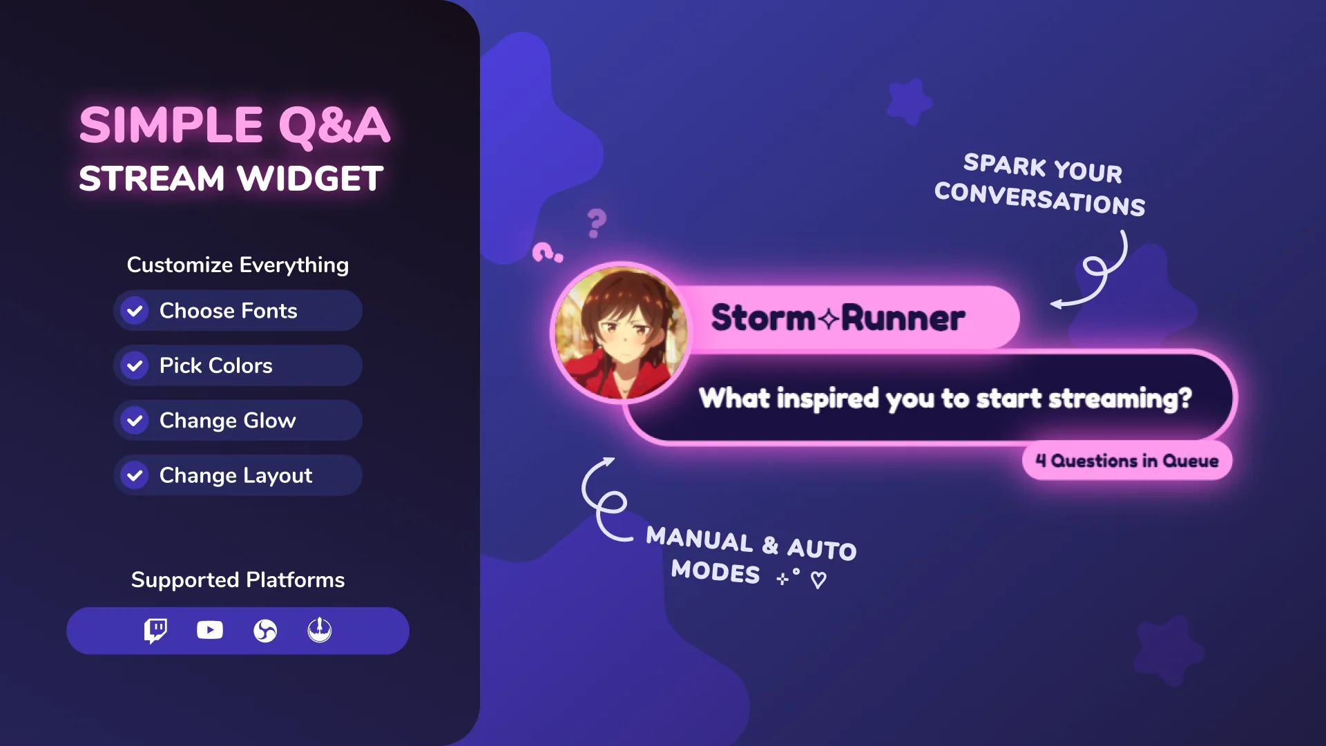 Simple Q&A Widget