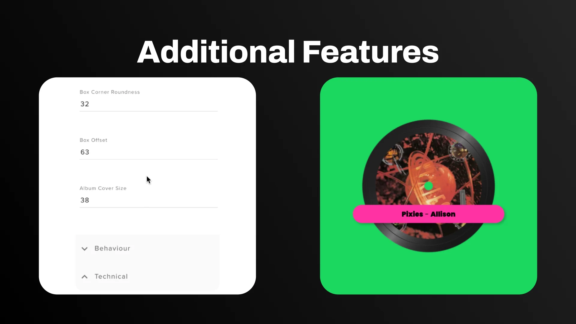 Vinyl Record Music Display Widget - Image 3