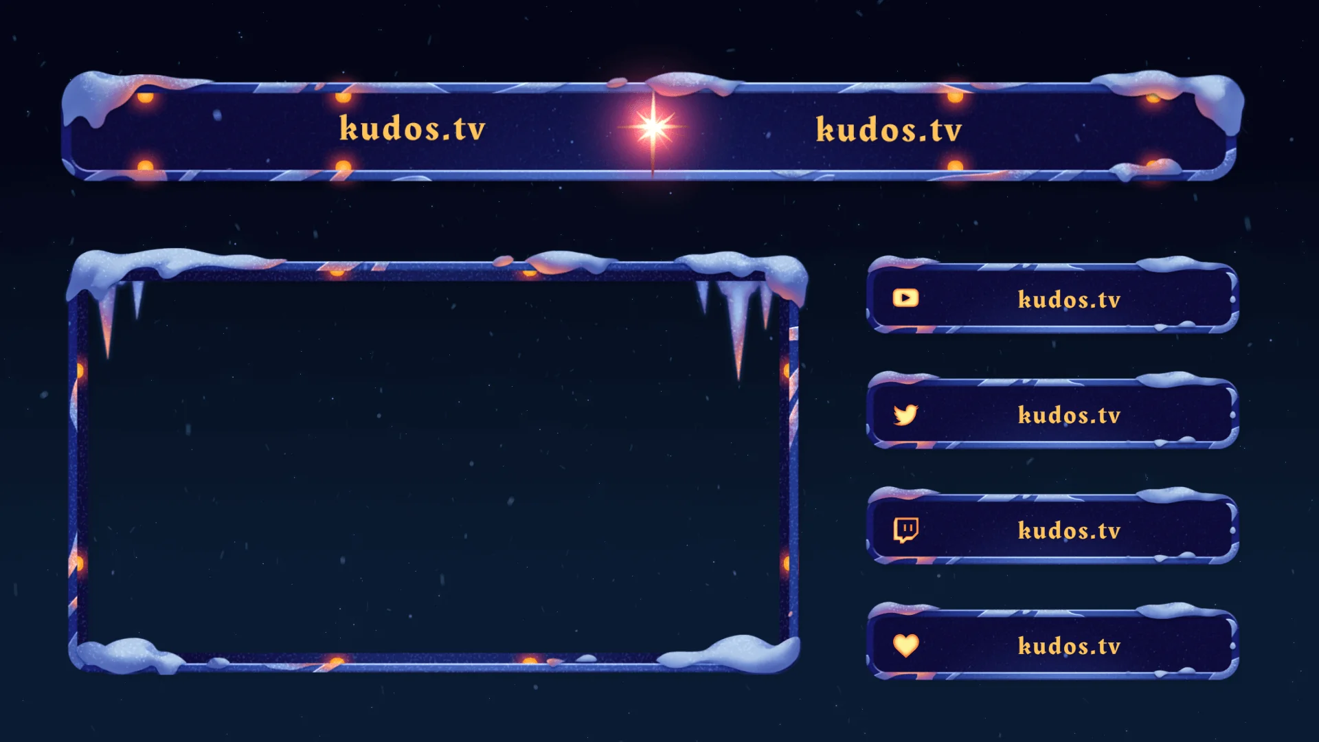 Winter Landscape Overlays